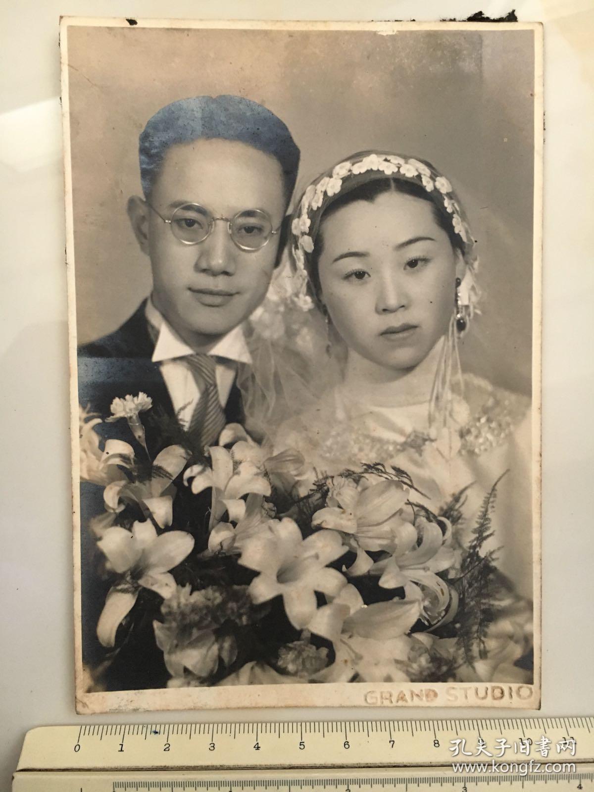 民国老照片:结婚照