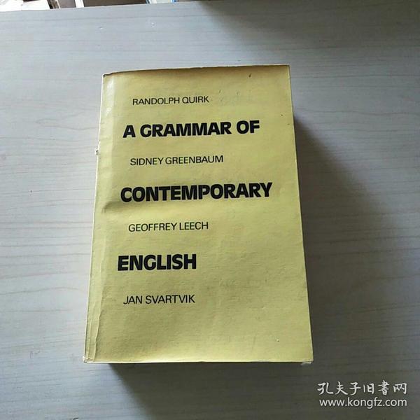 randolph quirk a grammar of sidney greenbaum contemporary