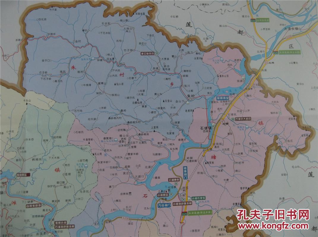 2011云和县交通旅游图 云和县政区图 云和县城区图 对开地图图片