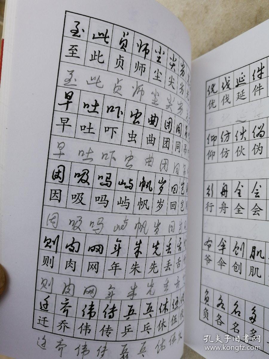 汉字手写体(增补本)内有写字