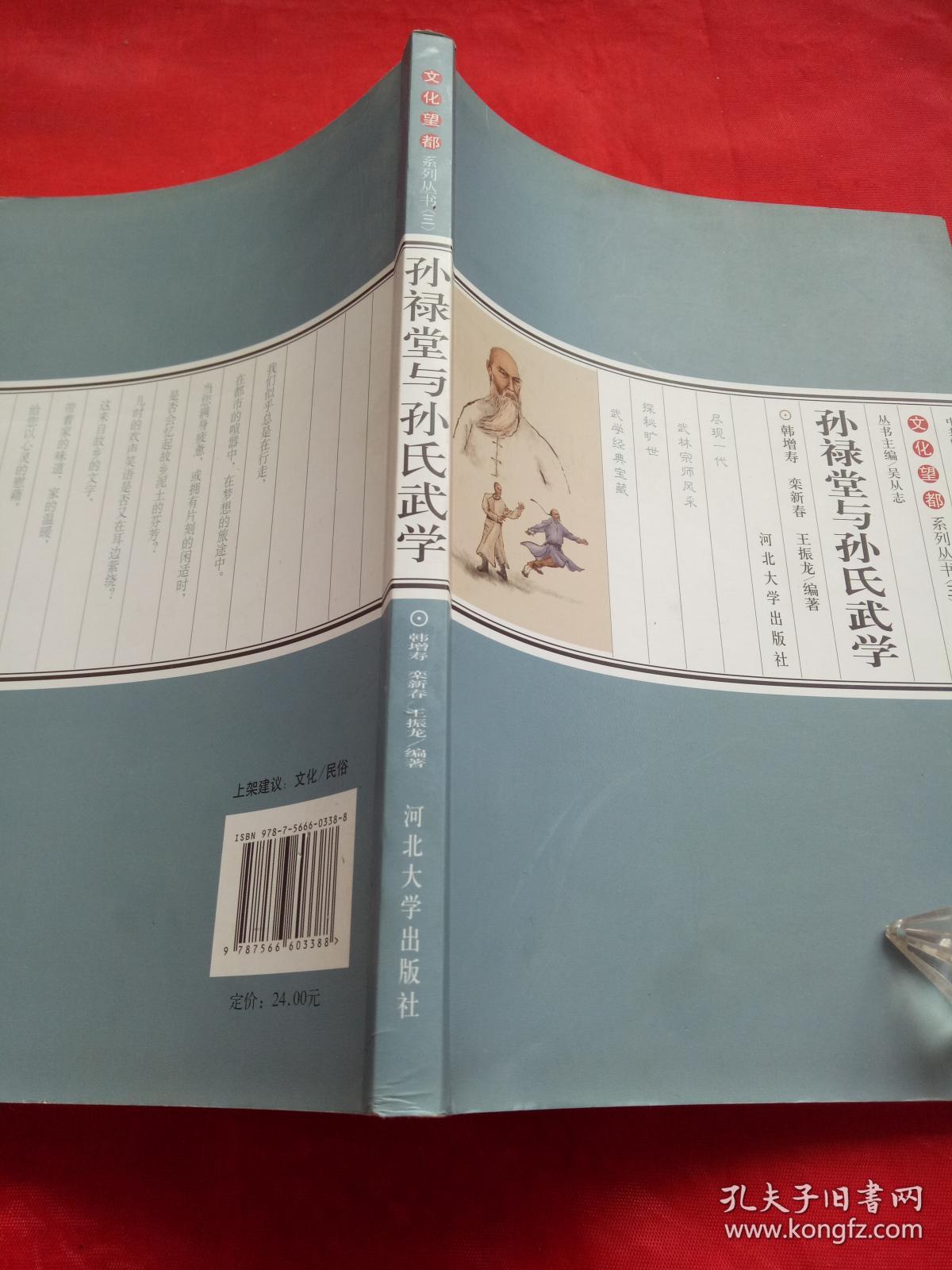 孙禄堂与孙氏武学(正版形意拳太极八卦掌内家拳书籍,习练孙禄堂武学
