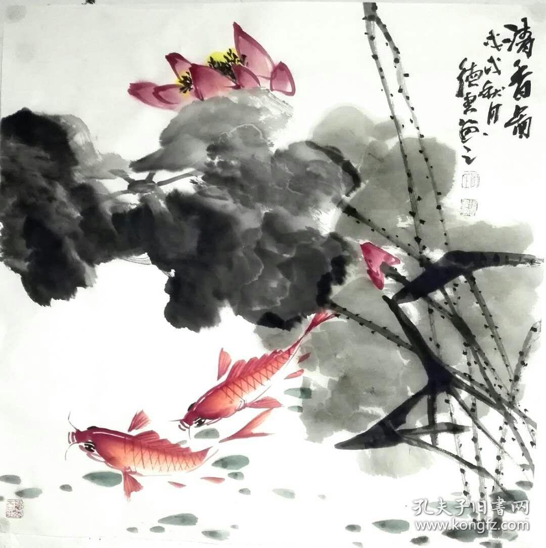 l-02安徽国画名家李德云先生精品国画作品1件(保真)