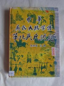 吴氏大统宗谱精装16开上下册存惠公派常州新安夏村支常州雪堰桥总支共