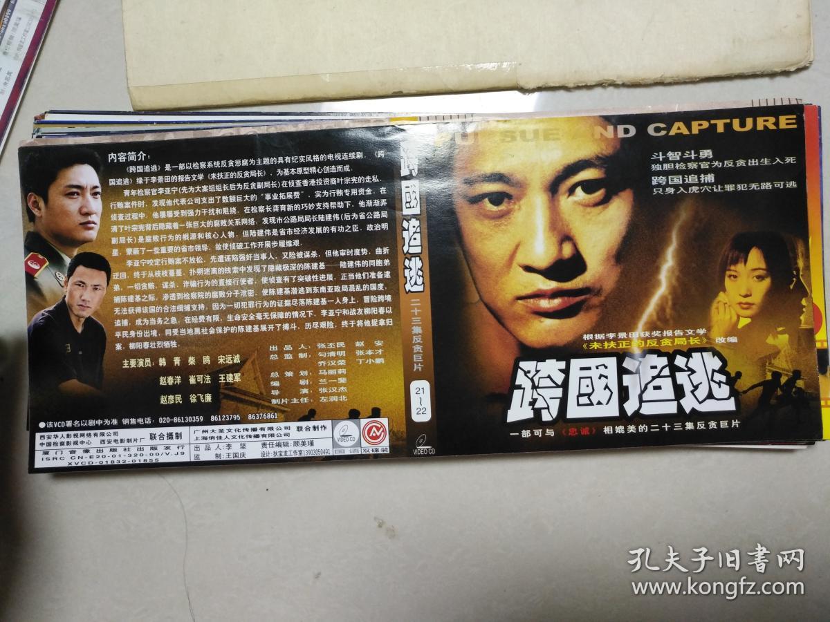 电视连续剧 跨国追逃 vcd封面