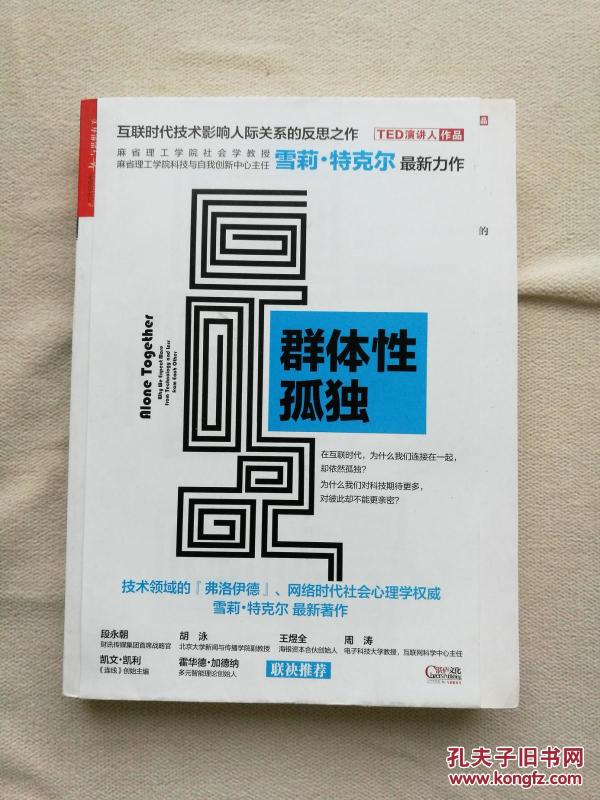 群体性孤独_[美]雪莉·特克尔(Sherry Turkle) 著