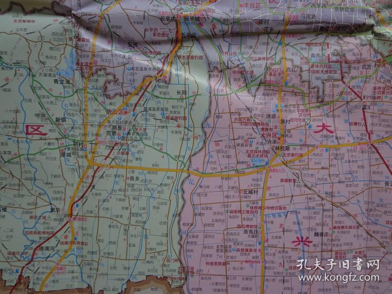 北京城区拥堵复杂地段导引图 北京六环城区详图 亦庄,上地,商务中心区