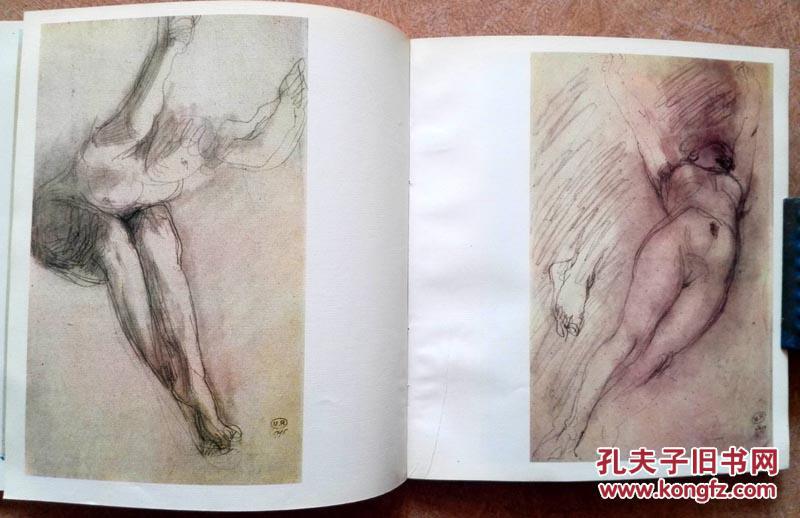 罗丹水彩人体(全彩色精印画册/一版一印正版)