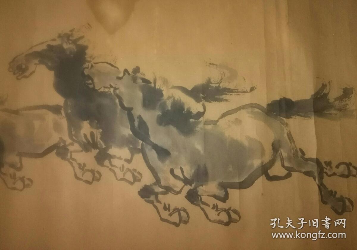 沈彬如骏马图(保真)