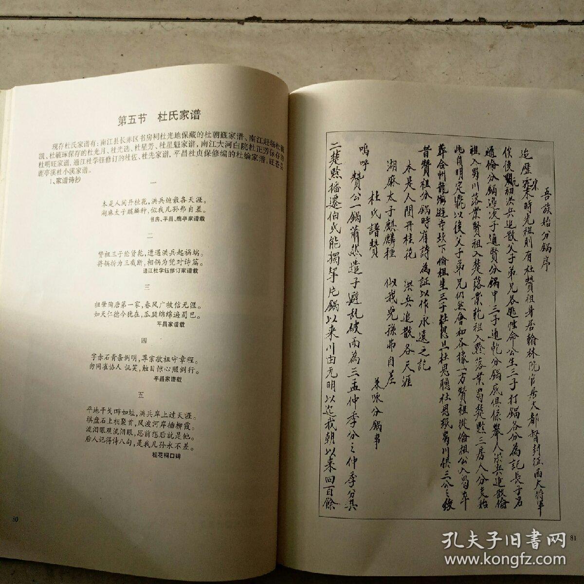 杜氏宗谱(四川南江县,旺苍县)