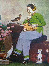 民国初年手彩色明信片!《支那美人-支那风俗明