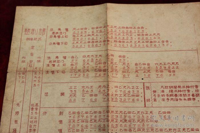 寻求楚剧曲谱_陶笛曲谱12孔