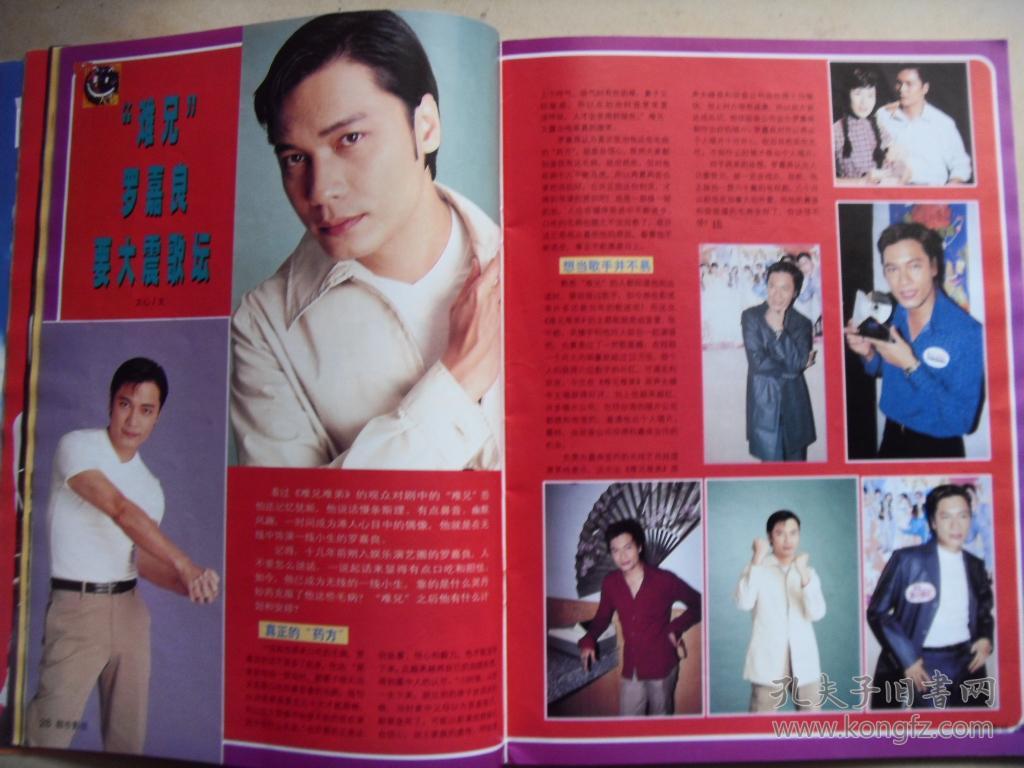 影视明星杂志-李若彤江珊罗嘉良杨宝玲梁咏琪
