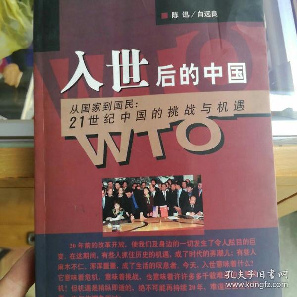 入世后的中国:从国家到国民:21世纪中国的挑战与机遇
