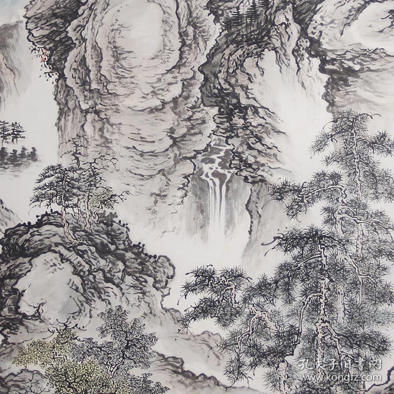 作品名称:幽谷探奇;所属类目:山水画;作者