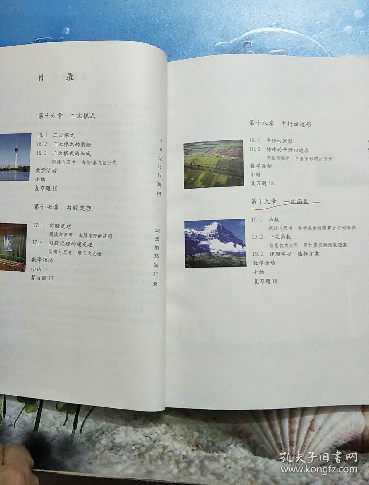 数学八年级下册【人教版】【车1】