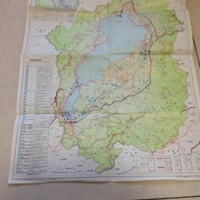 老地图:日本 滋贺县 旅游地图