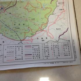 老地图:日本 滋贺县 旅游地图