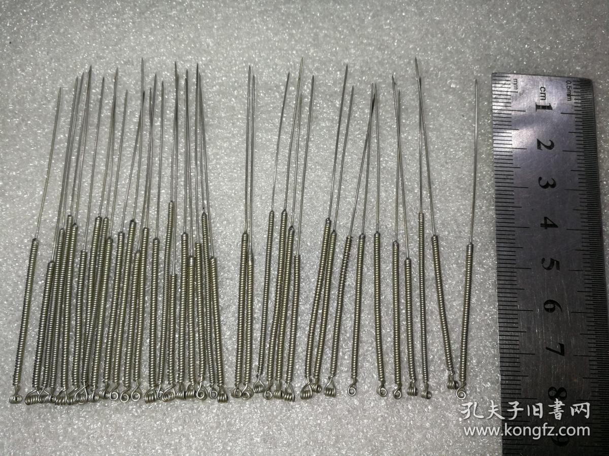 针灸针 质软体重 好像是银针 总净重60克