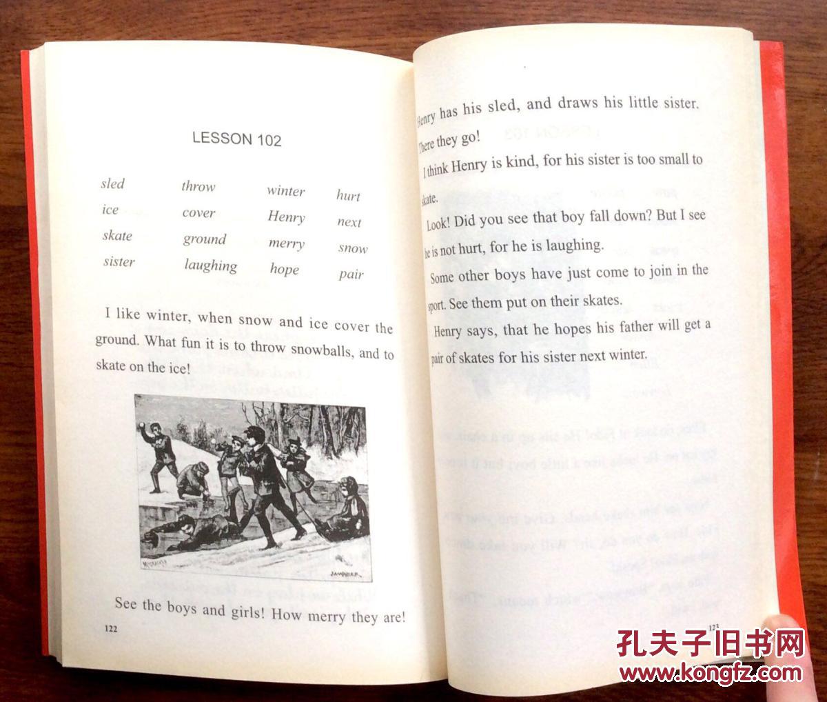 美国语文读本(1-6)三联书店全英文插图本