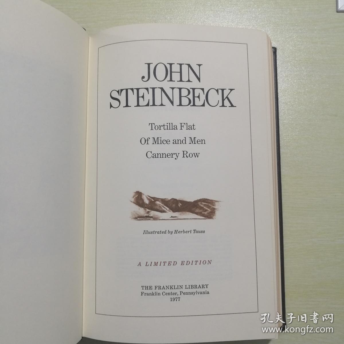 tortilla flat 《煎饼坪》 of mice and men 《人与鼠