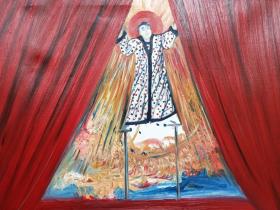 油画家王若伊 20王若伊,1973生于中国四川重庆