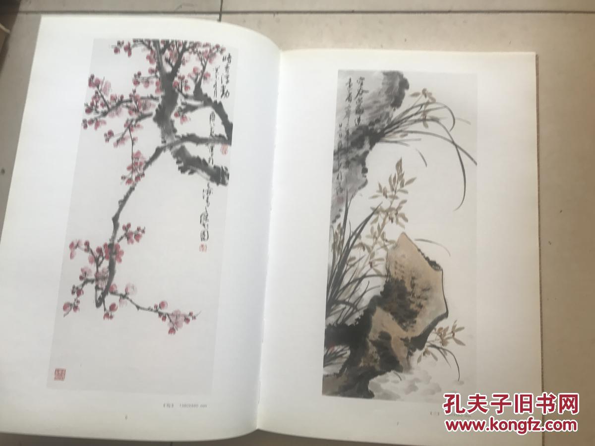 詹仁左书画集 18开大精装