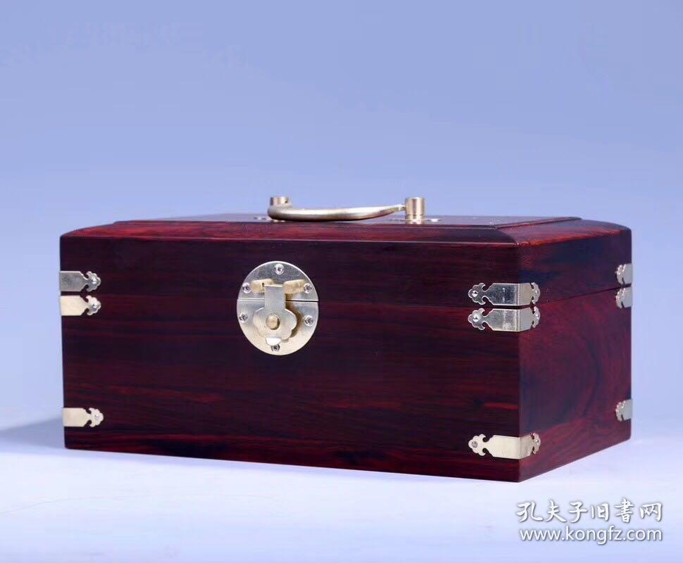 层首饰盒 材质:红酸枝 尺寸:25*15*12cm 特点:榫