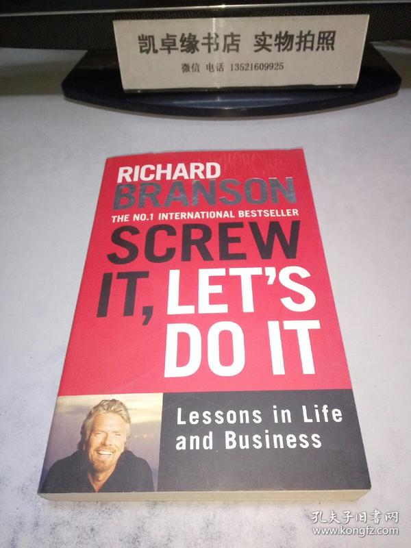 RichardBranson,richardschmid 英文原版 richard branson:screw it, lets do it: lessons in life