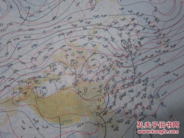 历史天气图 1975年3月 中央气象局气象台_昆仑