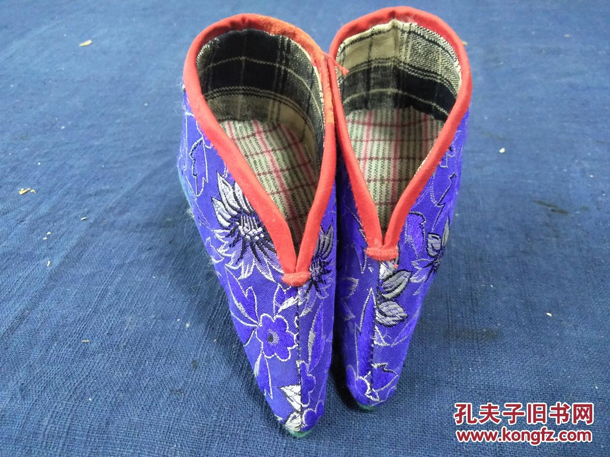 晚清 女性 性学 研究资料 缠足文化《三寸金莲鞋 一双!