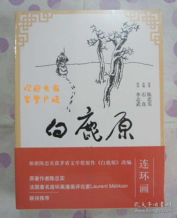 正品名家经典 北京出版集团 获奖连环画 白鹿原 16开 李志武