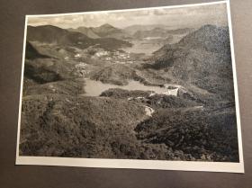 民国时期香港城门水库老照片沙龙银盐照一张