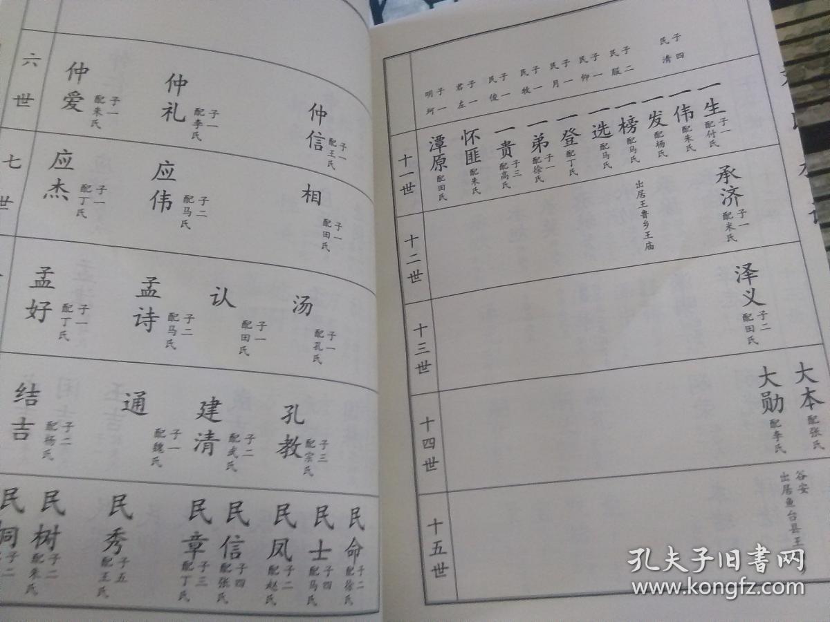 《刘氏族谱》(刘家桥刘氏家谱 仁义堂)【看图描述】