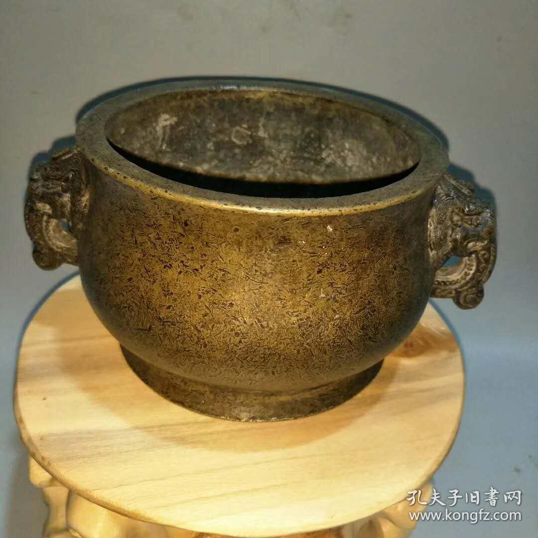 大明宣德年造铜香炉喜欢的可联系1