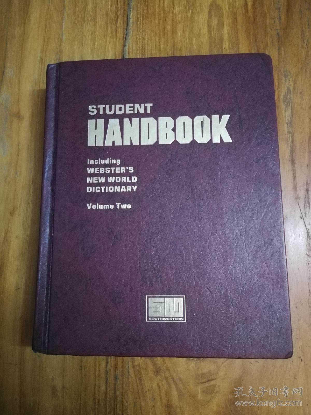 handbook,eclectic student handbook: including webster"s new world dictionary