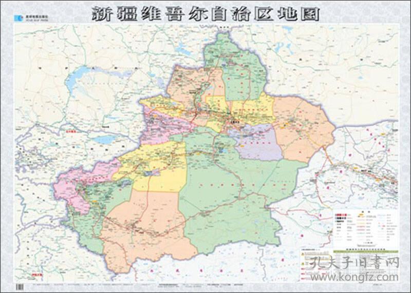 新疆维吾尔自治区地图