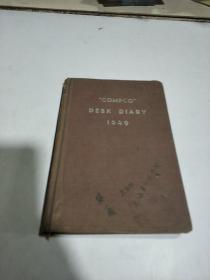 COMPCO DESK DIARY  1949（老笔记本）内有笔迹