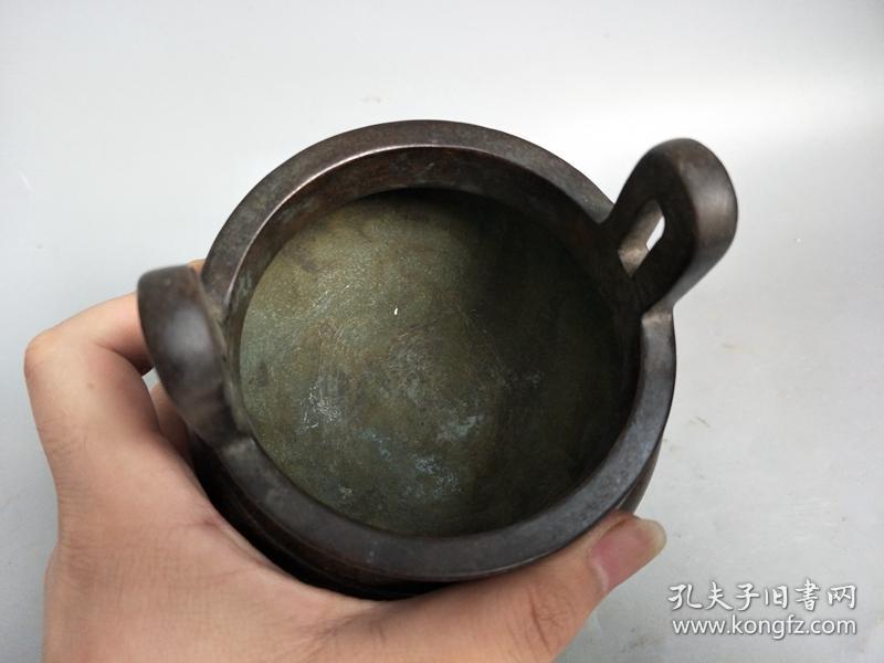乡下收的陈巧生紫铜香炉