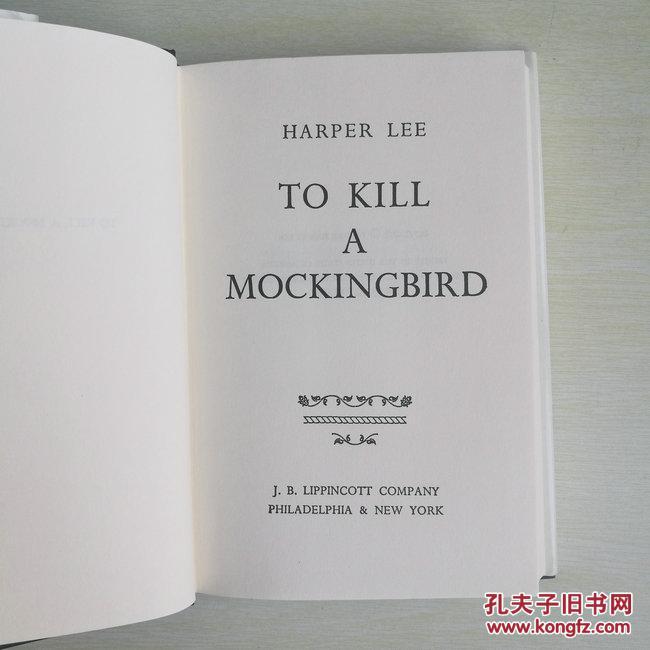to kill a mockingbird 《杀死一只知更鸟》 harper lee 哈珀·李