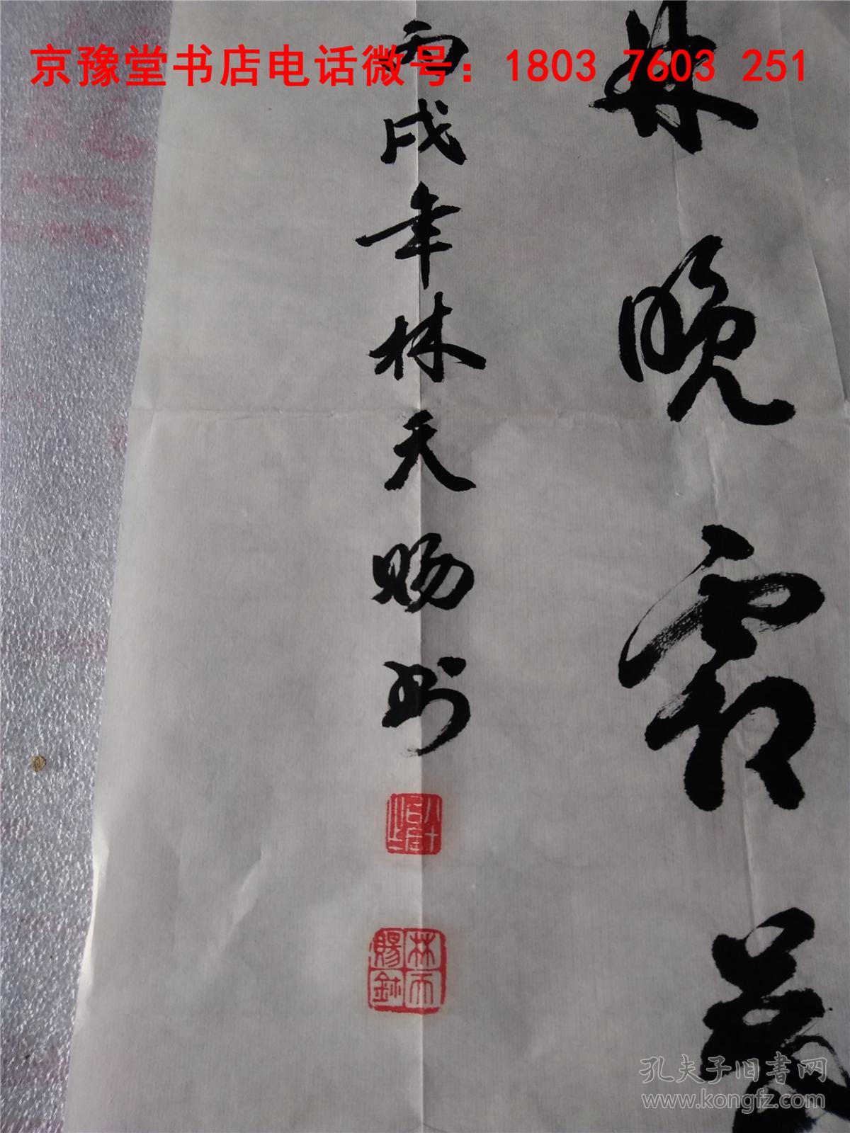 林天赐书法广东省著名书法家宣纸书法作品一幅35138