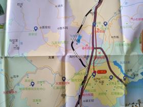 玉溪市红塔区旅游图 红塔区地图 玉溪地图 玉溪