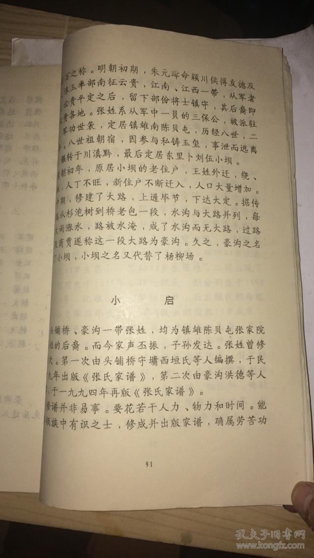 【图】张氏家谱(张耀支谱.贵州毕节、大方、云