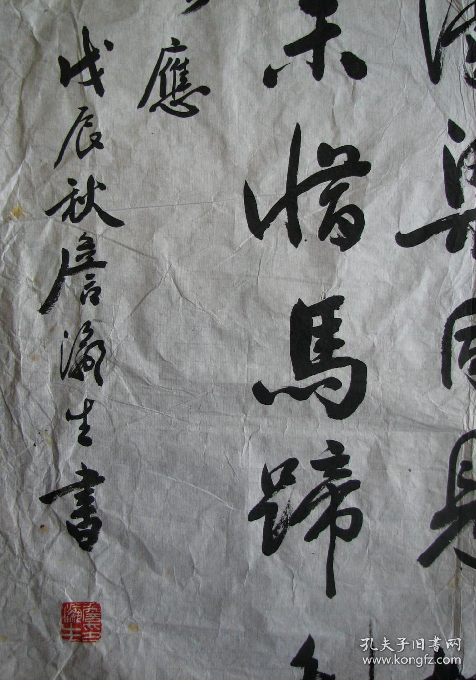 杭州—詹瀛生书法杜少陵句