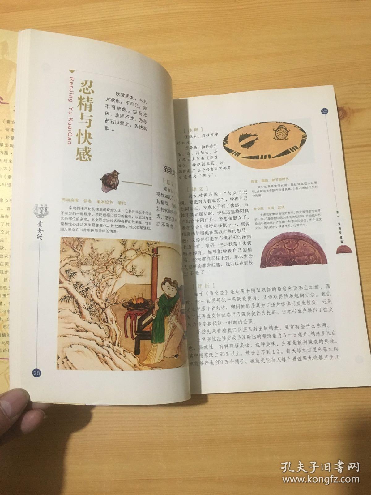 素女经:华夏房室养生文化第一书(全彩典藏图本)正版(内页干净)