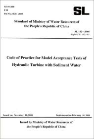 Code of Practice of Model Acceptance Tests of Hydraulic Turb