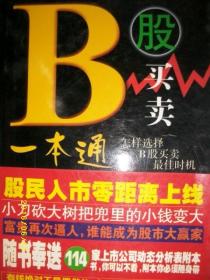 B股买卖一本通/梭伦/2001年/九品/有书腰 无附本/