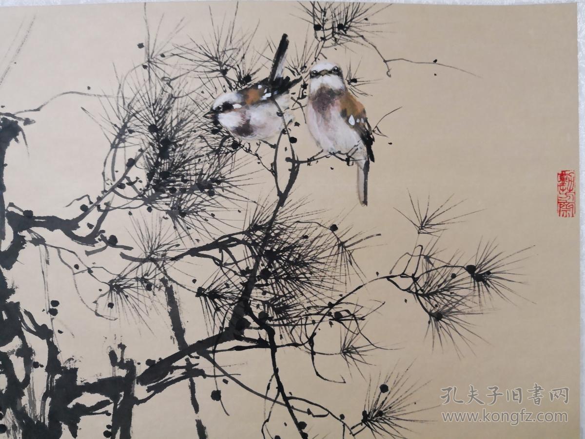顾青蛟精品花鸟四尺整张