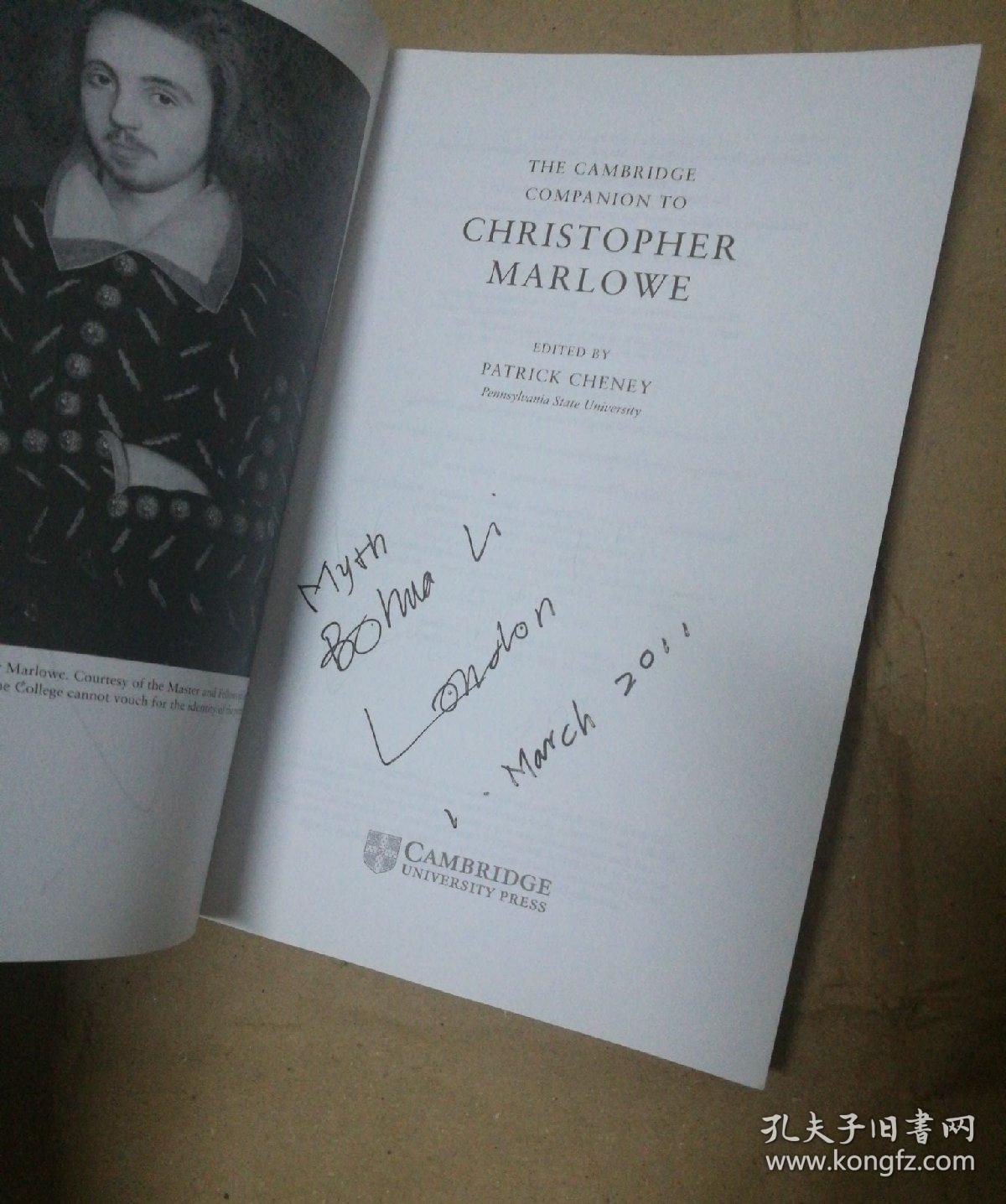 christopher marlowe,James Joyce the cambridge companion to christopher marlowe