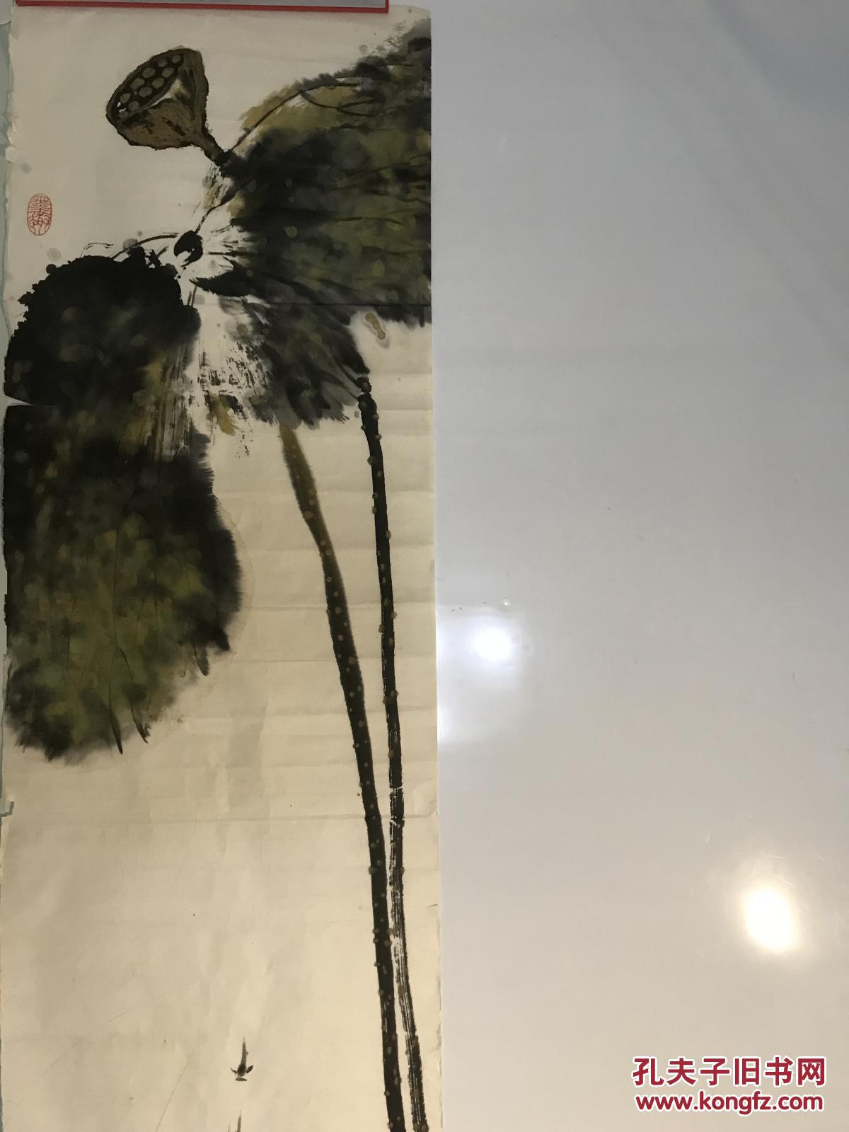 吕永福号墨痴北京陶然画院副院长国画一张13334货号1421