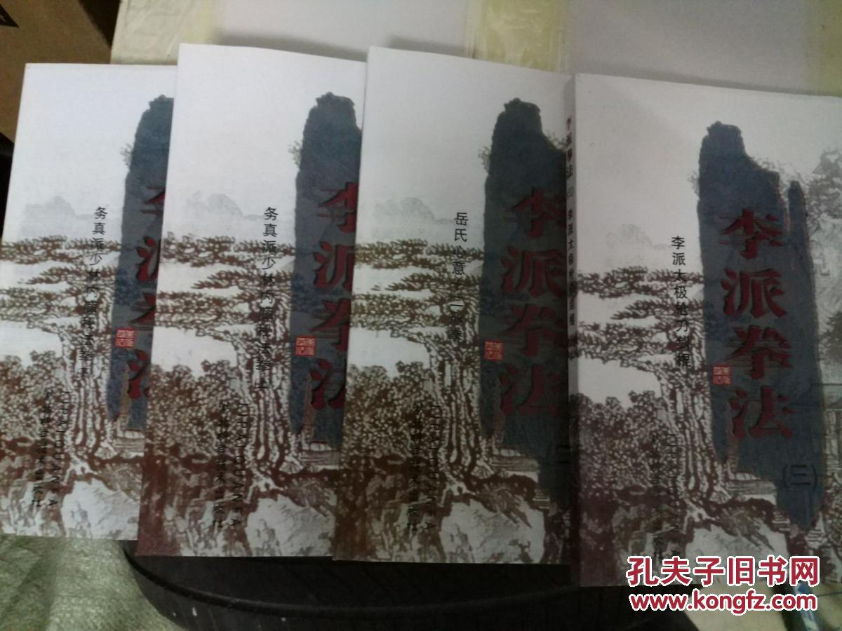 推荐 李派拳法 李派太极拳刀枪剑棍 +岳氏心意